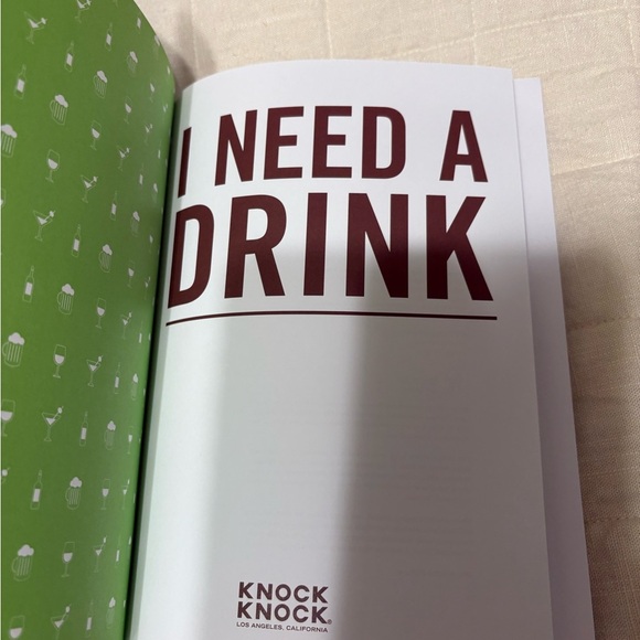 I Need a Drink Journal - Blue and Green - Picture 3 of 7